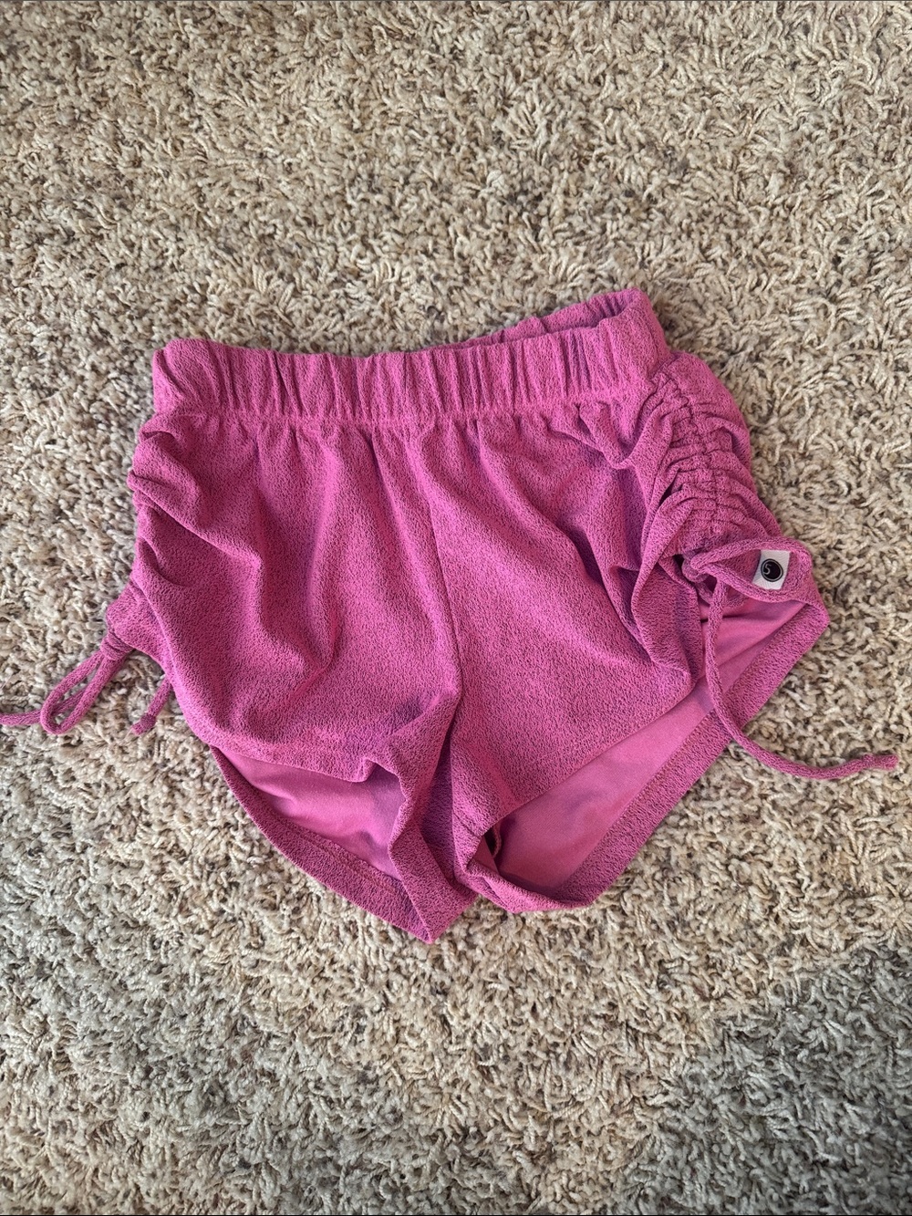 Five Dancewear Pink Girl’s Drawstring Shorts